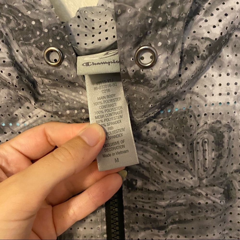 Marble Design Workout Jacket - Picture 5 of 6